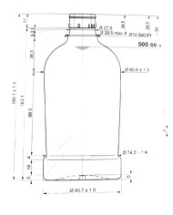 BOTTIGLIA ANTIRABBOCCO KING 500 CC PZ 182