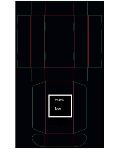 COFANETTO PER 2 BOTTIGLIE A VS LOGO PZ 100