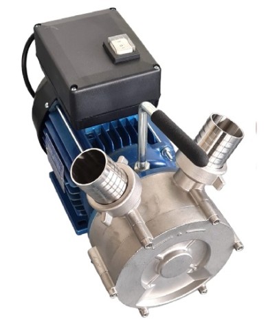 POMPA PER OLIO IN ACCIAIO INOX DA 40 CON RACCORDI