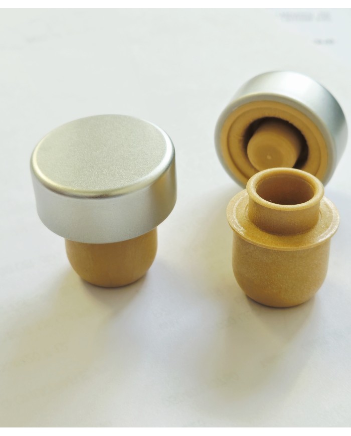TAPPO VERSATORE TESTA ARGENTO DIM 34X14X22,5