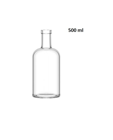 BOTTIGLIA IN VETRO PER LIQUORI 500 ML TF PZ 20